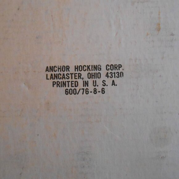 Vintage Anchor Hocking 8 Piece Snack Set, Grapes/Vines, Serva-Snack, W/Box - Picture 4 of 10